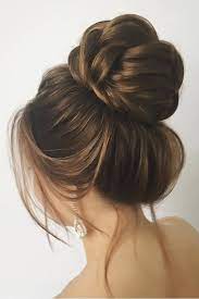 Obsessing Over Nice Buns Like This Double Tap If You Put Your Hair Up In A Bun Often Lenaboguchar Wedding Bun Hairstyles Bun Hairstyles Messy Bun Hairstyles