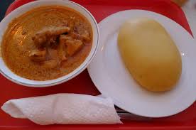 Foutou And Peanut Stew At Brooklyn S Abidjan Fork In The Road Food Peanut Stew African Food