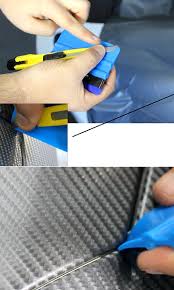 If there's an antenna in the roof, cut a small hole on the vinyl using a craft knife. How To Wrap A Car With Vinyl Cws