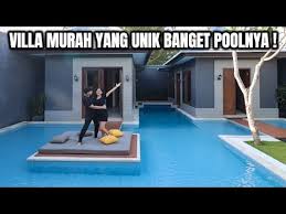 Villa Unik Dengan Kolam Mengelilingi Kamar Murah Worth It Youtube Di 2020