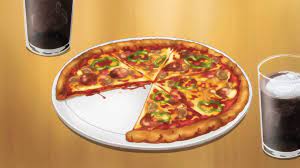 Itadakimasu Anime Pizza Black Bullet Episode 8 Food Aesthetic Food Food Sketch
