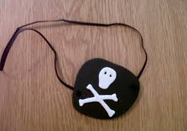 It is held in place by a string or an elastic band that goes around the head. How To Make A Pirate Eye Patch