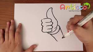 How do you make thumbs up on facebook? How To Draw Thumbs Up Easy Youtube