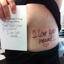 You can also set the curve, add text, image, angels and quotes as well. Pin By Leeann Mckee On Cool Ideas Handwriting Tattoos Mom Tattoos Tattoos
