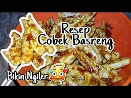 Basreng (bakso/baso goreng) sambal rujak cobek pedas dengan aroma kencur yang khas. Cara Bikin Cobek Basreng Enak Cemilan Pedas Yang Gampang Dibuat Youtube