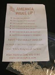 What is the kkk phone number. Ku Klux Klan Leaves Fliers In Riverside San Marco Wjct News
