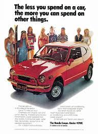 1972 honda ad for the z600 coupe レトロ 車 ホンダz 自動車