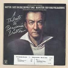 BERNSTEIN A Tribute to Benjamin Britten 1977 Vinyl LP Columbia M 34529
