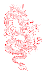 Art Chinese Red Dragon Illustration | Dragon tattoo stencil, Dragon tattoo, Dragon  tattoo designs