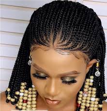 If you love protective hairstyles, then you will love ghana braids. Opeke Ghana Braids Beaded Wig Ready To Wear By Ileoge Wigs Afrikrea
