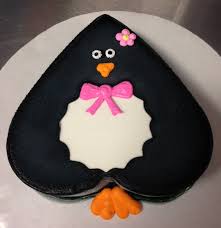 Penguin Dq Ice Cream Cake Made With Mini Heart Dairy Queen Ice Cream Cake Ice Cream Cake Dairy Queen Cake