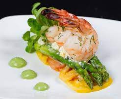 Super angebote für shrimp king complete hier im preisvergleich. Appetizers Abigail Kirsch Fine Dining Recipes Fine Dining Appetizers Shrimp And Asparagus