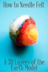 See earth layers stock video clips. Guide To Creating A 3d Needle Felted Layers Of The Earth Model