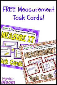 Free Measurement Task Cards Math Task Cards Math Story Problems Task Cards Free