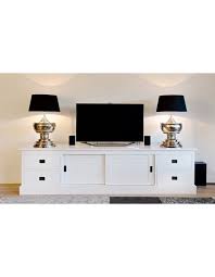 Fernsehschrank tv schrank lowboard hifi regal sideboard im landhausstil und einzigartige wohnideen aus weißem holz kalkiert palazzo exklusive 259 99 inkl. Tv Schrank Weiss Landhaus Lowboard Weiss Mit Schiebeturen Breite 200 Cm