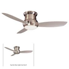 Wet rated ceiling fans are designed for ultimate durability and can be installed in any location, whether it be indoors our outdoors. Minka Aire Concept Ii 52 Inch Wifi Capable Flush Mount Led Outdoor Ceiling Fan F474l