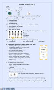 Kembar dalam hal ini bisa lebih dari dua, triplet, quadruplet. Tema 6 Pembelajaran 2 Worksheet