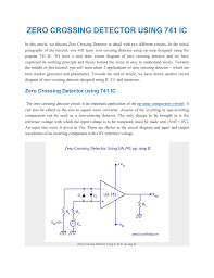 What is the difference between zero crossing and thresholding of an image apart from for zero crossing the threshold is zero? Zero Crossing Detector Using 741 Ic