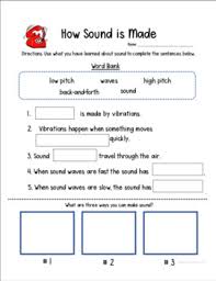 Pin By Calen Evans On Stem Science Worksheets Sound Science Vocabulary Worksheets