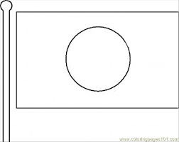 And you can freely use images for your personal blog! Japanese Flag Coloring Page Coloring Home