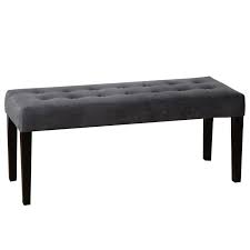 Modern steel table legs,mid century modern,steel legs,metal table legs,home decor,metal table base,modern table legs. Kaylee Grey Velvet Dining Bench With Black Legs Furniture123