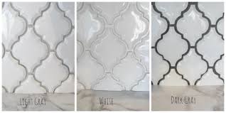 Black And White And Gray Kitchen Backsplash Tiles Amazing Arabesque Subway Tile Backsplash Kitchen Kitchen Backsplash Designs Kitchen Tiles Backsplash