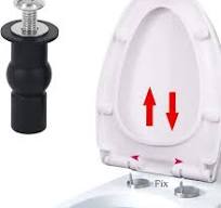 Toilet Seat Cover Expansion Bolt with Screw Toilet Seat Rubber Expansion  Screw Bathroom-Fittings-Accessories