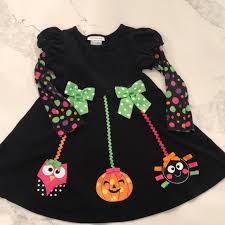 bonnie jean halloween theme little girls dress