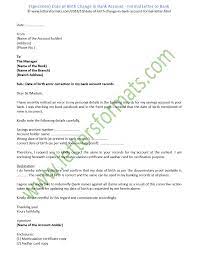 Letter to close bank account: Date Of Birth Change In Bank Account Formal Letter To Bank