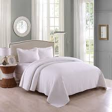 Enjoy free shipping on most stuff, even big stuff. 3 Pcs White Cotton Quilt Set Lightweight Bedspread Set Check On Sale Overstock 28268083 Queen