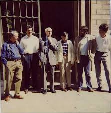 Devant Le Conservatoire Rue De Madrid 1994 Philippe Manoury Francois Nicolas Michel Philippot Jean Marc Arrachart Patrick Choquet Fr Michel Madrid Rue