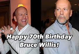 Happy 70th Birthday Bruce Willis! #brucewillis