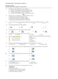 Berikut, referensi soal pg b. Latihan Soal Tik Kelas 8 Paket 1 I Pilihan Ganda Nbsp Latihan Soal Tik Kelas 8 Paket 1 I Pilihan Ganda Pilihlah Salah Satu Jawaban Yang Benar 1 Pengertian Dari Microsoft Pdf Document