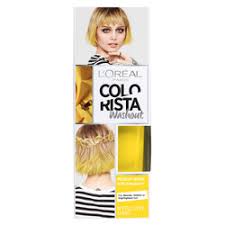 I had postbox red in my hair and the only way to get rid of it was to dye my hair dark brown to cover it. Colorista Washout Yellow Neon Semi Permanent Hair Dye 3600523566235 Codecheck Info