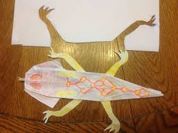 Paper Yellow Spotted Lizard From Holes Original Design Handcrafted By Uly Handcraft Original Designs Creative