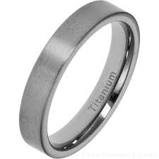 Titanium rings using aircraft grade titanium to craft lightweight, durable rings for over 20 years. 4mm Titanium Wedding Band With A Satin Brushed Finish