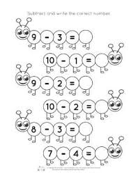 Worksheet will open in a new window. Caterpillar Kindergarten Subtraction Worksheets Itsybitsyfun Com