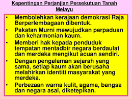 (c) berdasarkan pengetahuan anda, apakah kepentingan perjanjian persekutuan tanah melayu 1957 kepada pembinaan. Perjanjian Persekutuan Tanah Melayu Ppt Download
