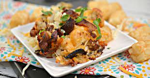 3 bake for about 40 minutes, until bubbly and golden. Chicken Bacon Ranch Tater Tot Casserole