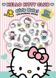 Unique hello kitty stickers featuring millions of original designs created and sold by independent artists. Hello Kitty Colouring Book With Puffy Stickers Hello Kitty By Lake Press 9780655211228 Booktopia