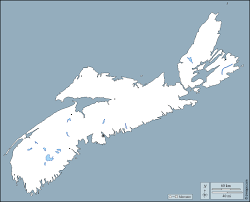 See nova scotia from a different angle. Nova Scotia Free Map Free Blank Map Free Outline Map Free Base Map Outline Hydrography Main Cities
