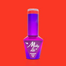 Lakier Hybrydowy Molly Lac Hearts Kisses Red Kiss 10 Ml Nr 198