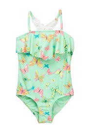 Hula Star Dreamy Butterfly One Piece Swimsuit Toddler Little Girls Nordstrom Rack
