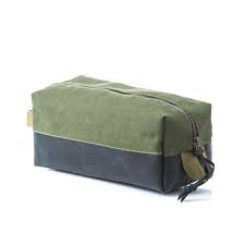 black leather and canvas pouch toiletries and amenities kit etsy projekte geschenke