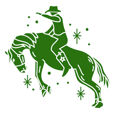 Cowboy In Horse Tattoo Cut Out PNG & SVG Design For T