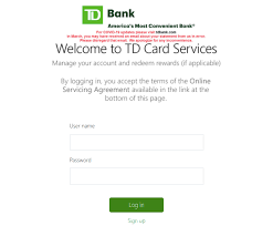 The redcard credit cards (target credit card and target mastercard) are issued by td bank usa, n.a. Www Tdcardservices Com Login To Your Td Credit Card Account Survey Steps