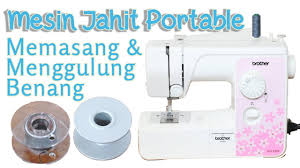 Mematikan mesin jahit sebelum kita gunakan adalah untuk mengantisipasi keamanan kita. Tutorial Cara Memasang Benang Atas Dan Mengisi Spul Pada Mesin Jahit Portable Brother Youtube