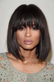 Try one of these long, layered bob hairstyle ideas for all hair types and find out how to style a lob haircut. 13 Blunt Bangs Looks From The Red Carpet You Ll Want To Copy