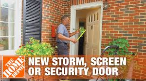 Find content updated daily for security screen. How To Measure For A New Storm Screen Or Security Door The Home Depot Youtube