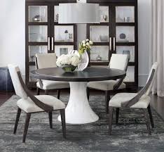 Having a meal should be more than just the process of sitting down and eating. Modern Round Dining Table Chairs Transitional Dining Room By Millennium Home Furnishings Interiors Houzz